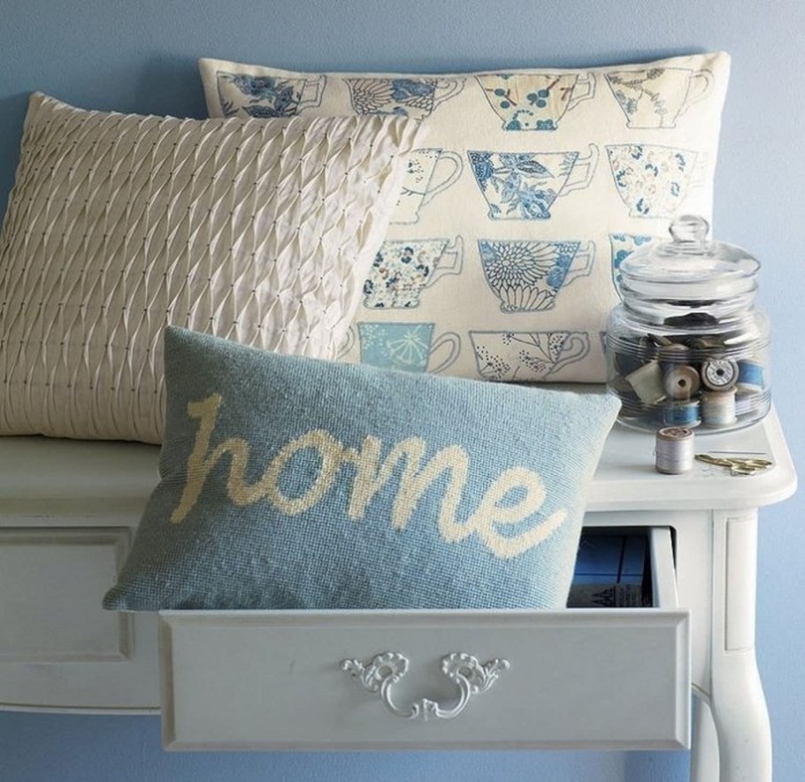 Декоративные подушки в стиле Кантри