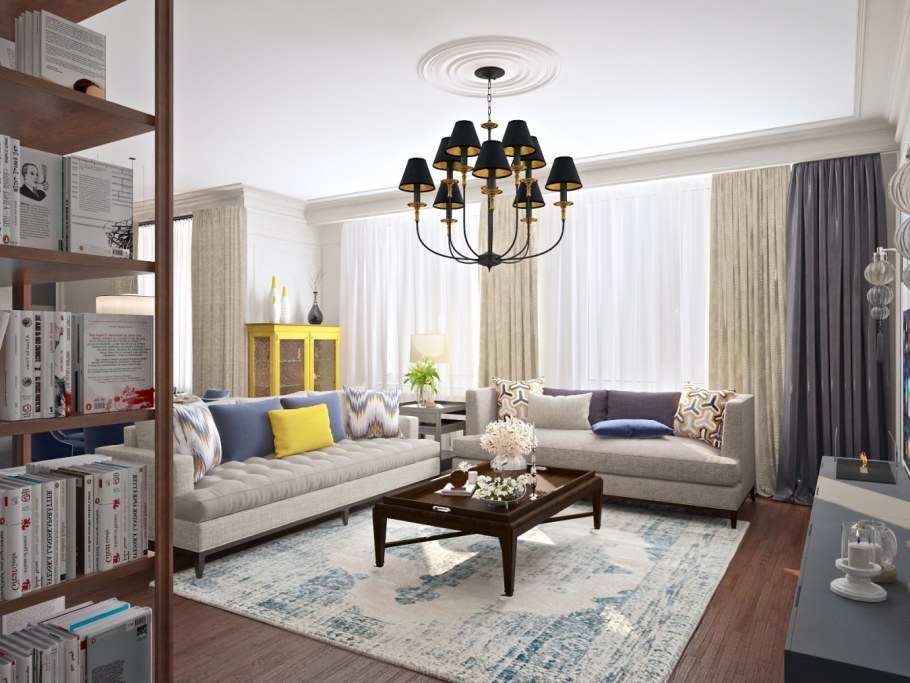 Французская Эклектика в интерьере