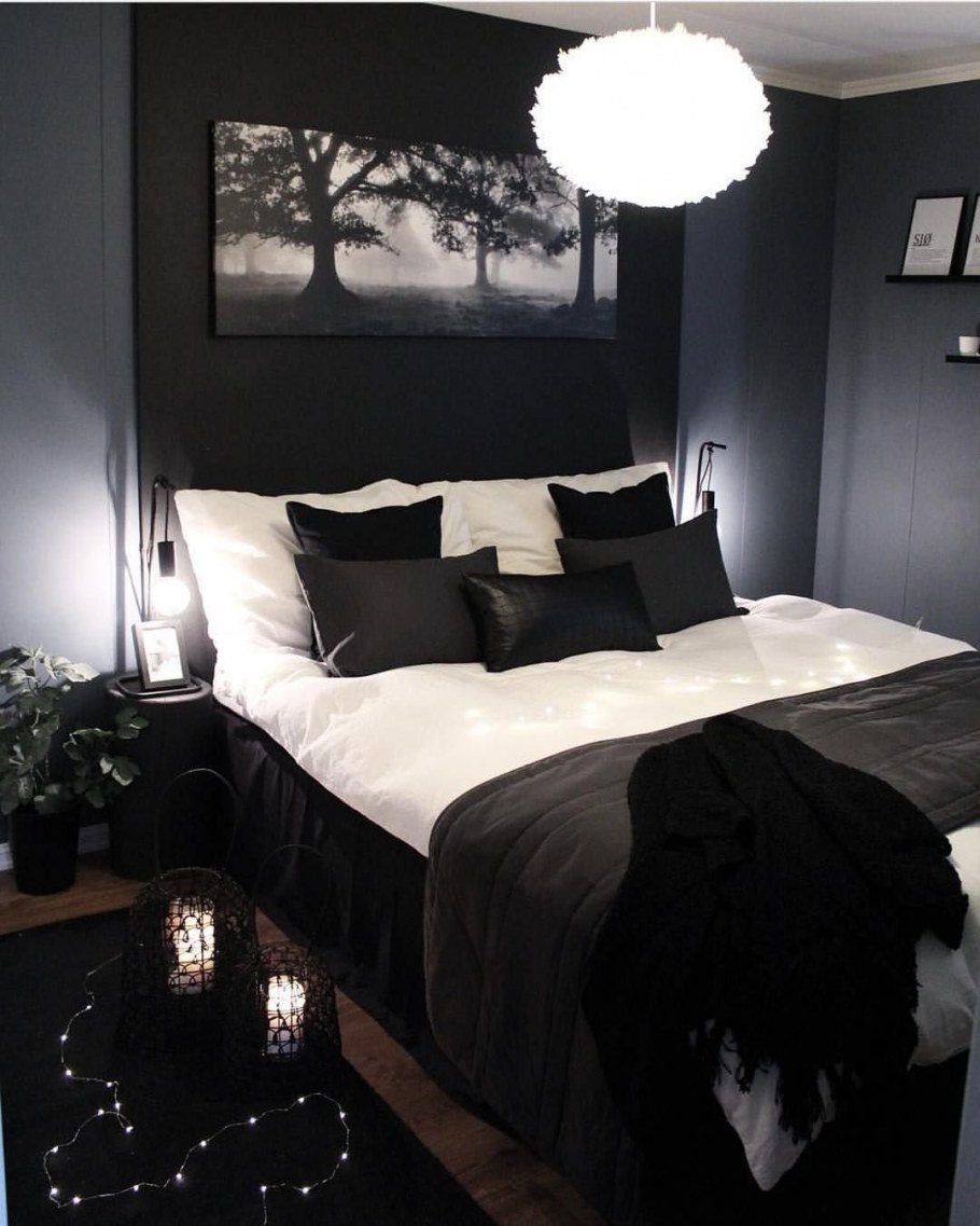 Черная спальня
