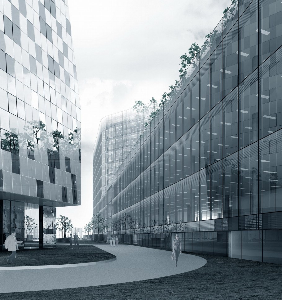 ЖК дом на Мосфильмовской лобби