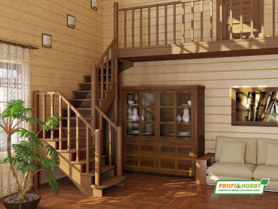 Красивые лестницы в доме