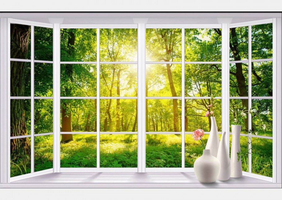 Круглое окно в стене