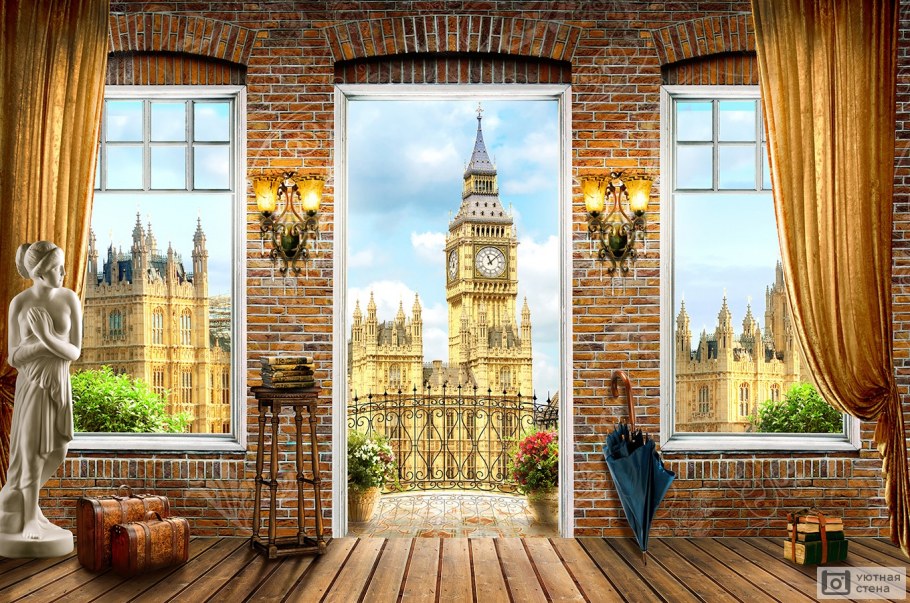 Фотообои фреска Биг Бен