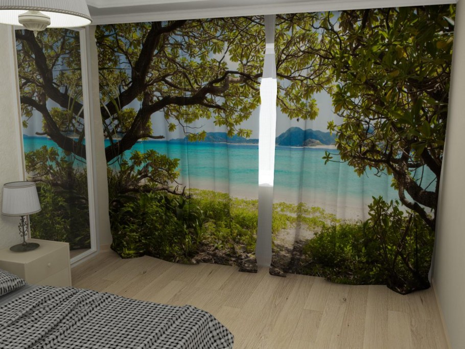 Окно с красивым видом