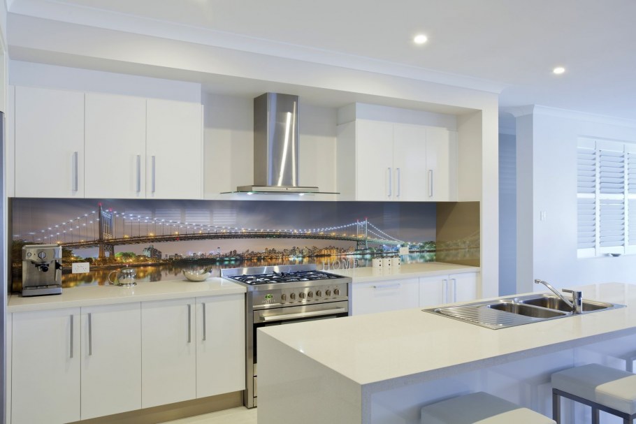 Фартук для кухни лимоны