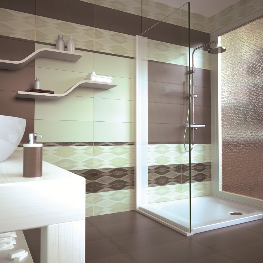 Дизайнерская плитка в ванную комнату