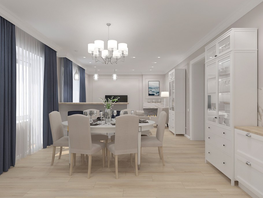 Квартира студия Неоклассика