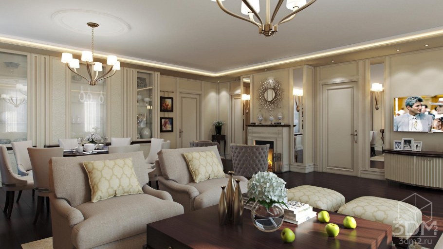 Стиль арт деко с классикой