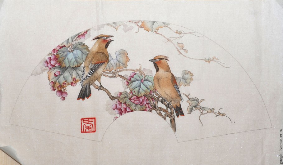 Японская фреска Шинуазри