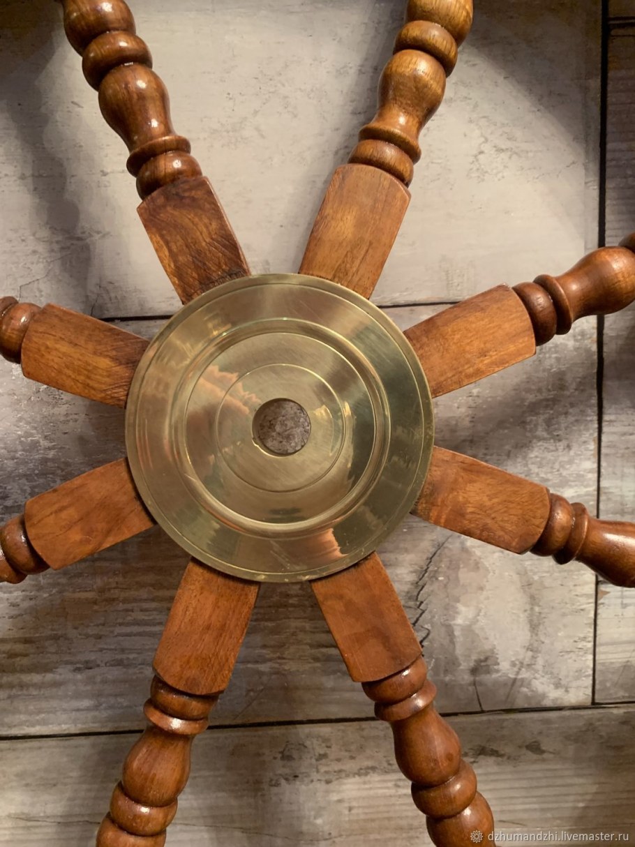 Штурвал декоративный для интерьера
