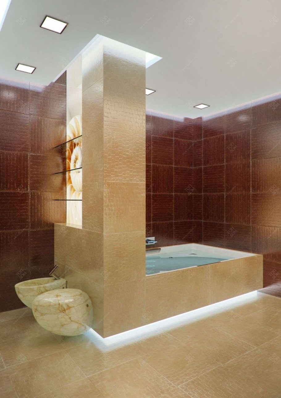 Ванная комната с перегородкой