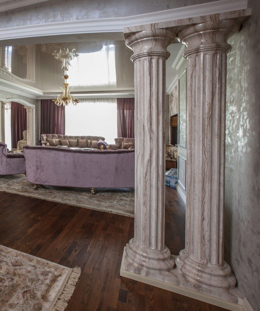 Каннелированные пилястры