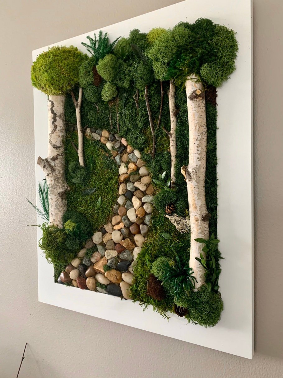 Панно из втулок от туалетной бумаги