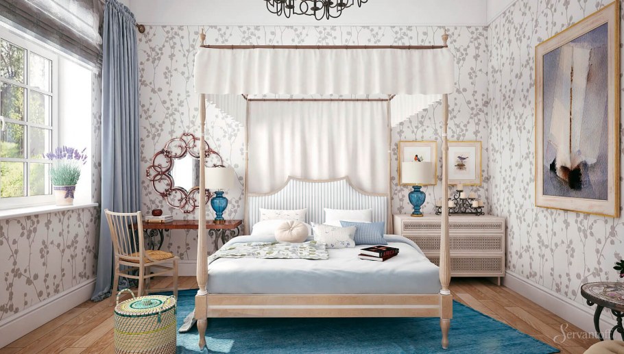 Средиземноморский стиль в гостиной