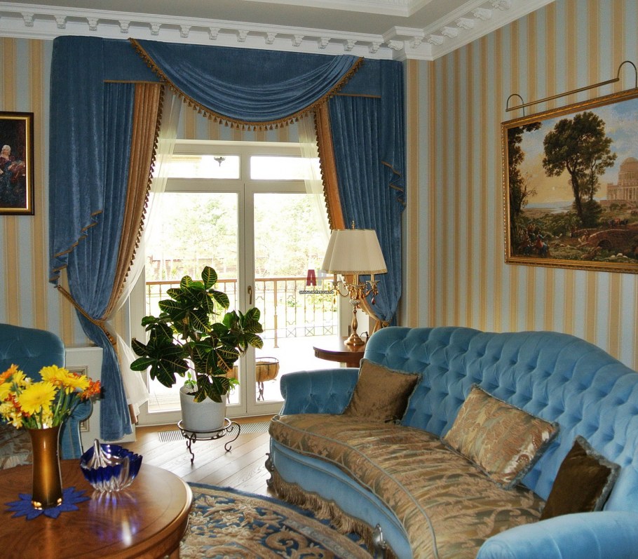 Подвесная люстра Eurosvet 60066/5 белый/синий