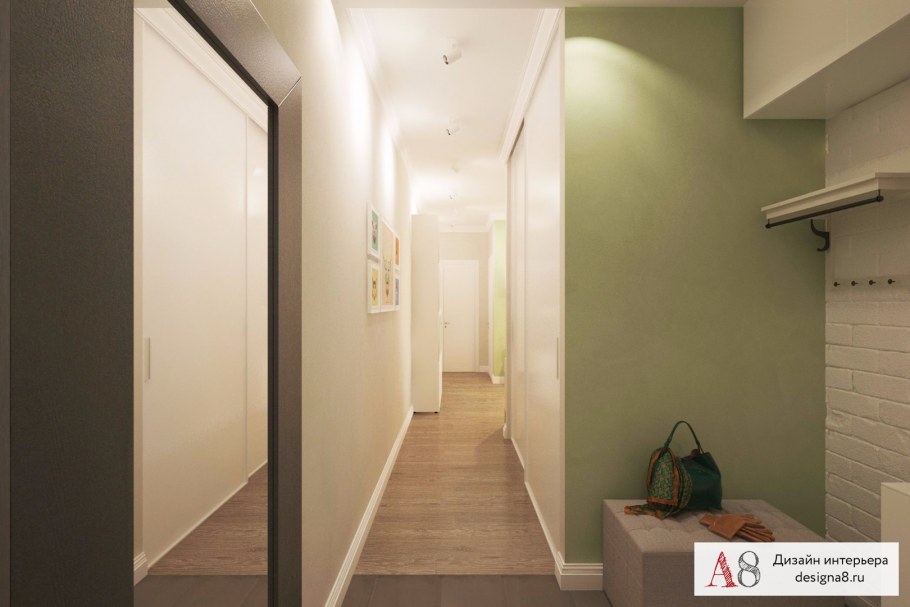 Яркая прихожая