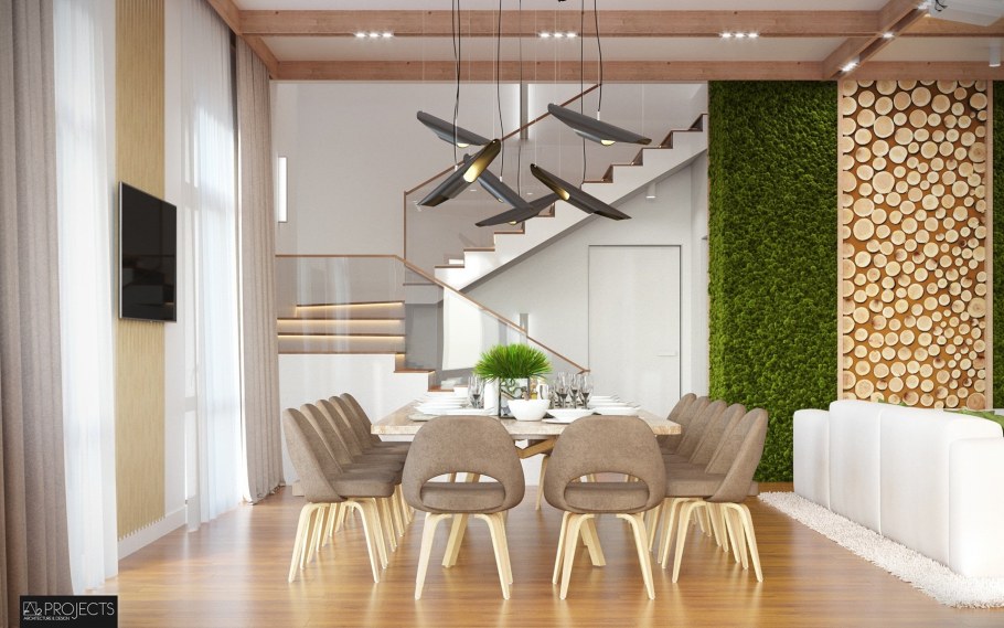 Современный интерьер в эко стиле