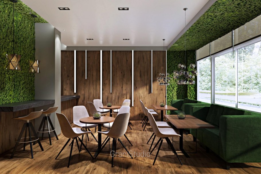 Гостиная эко-стиль