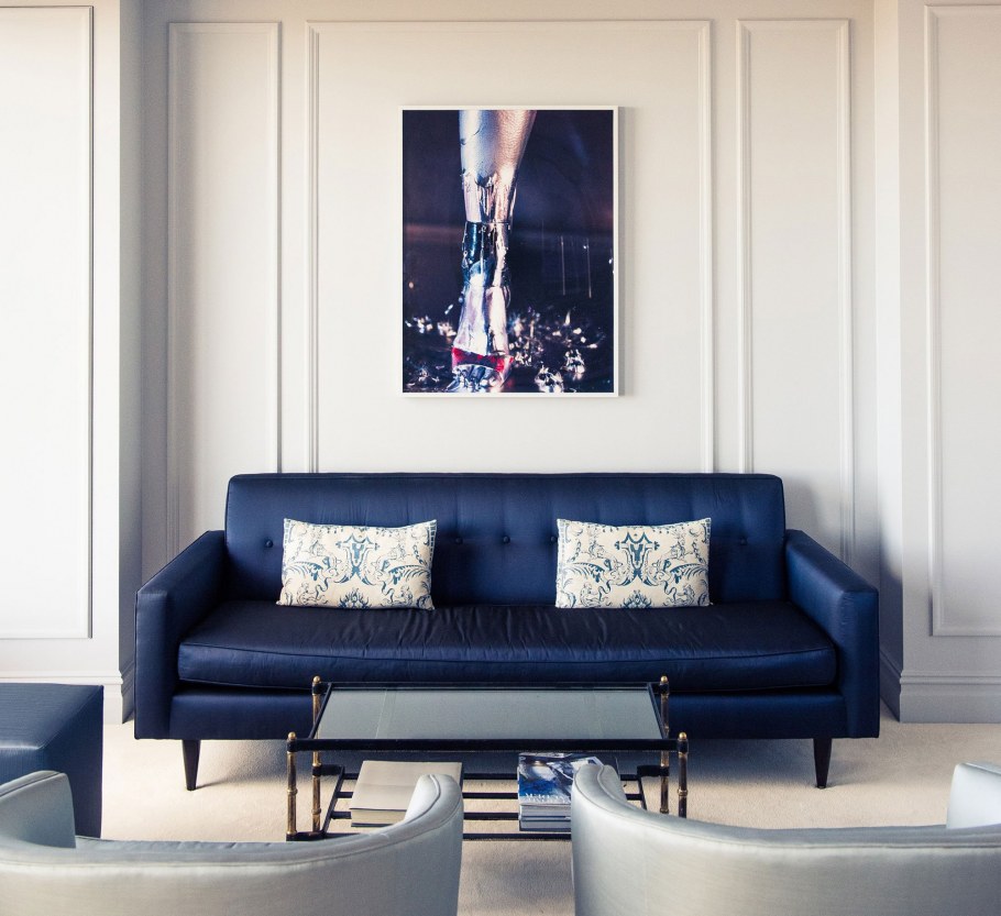 Диван прямой unico Sofa 2 Blue