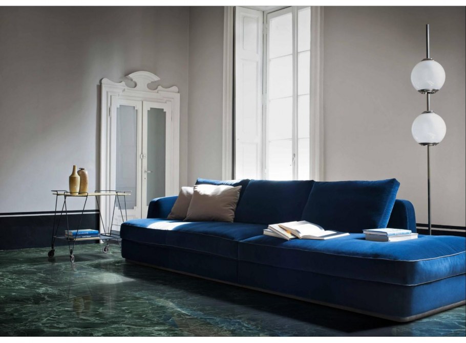 Диван Velvet Navy Blue