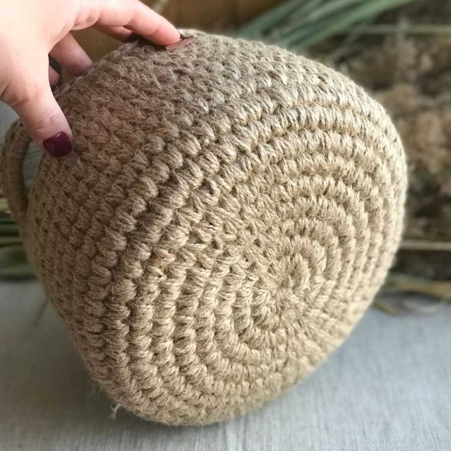 Джутовые корзинки