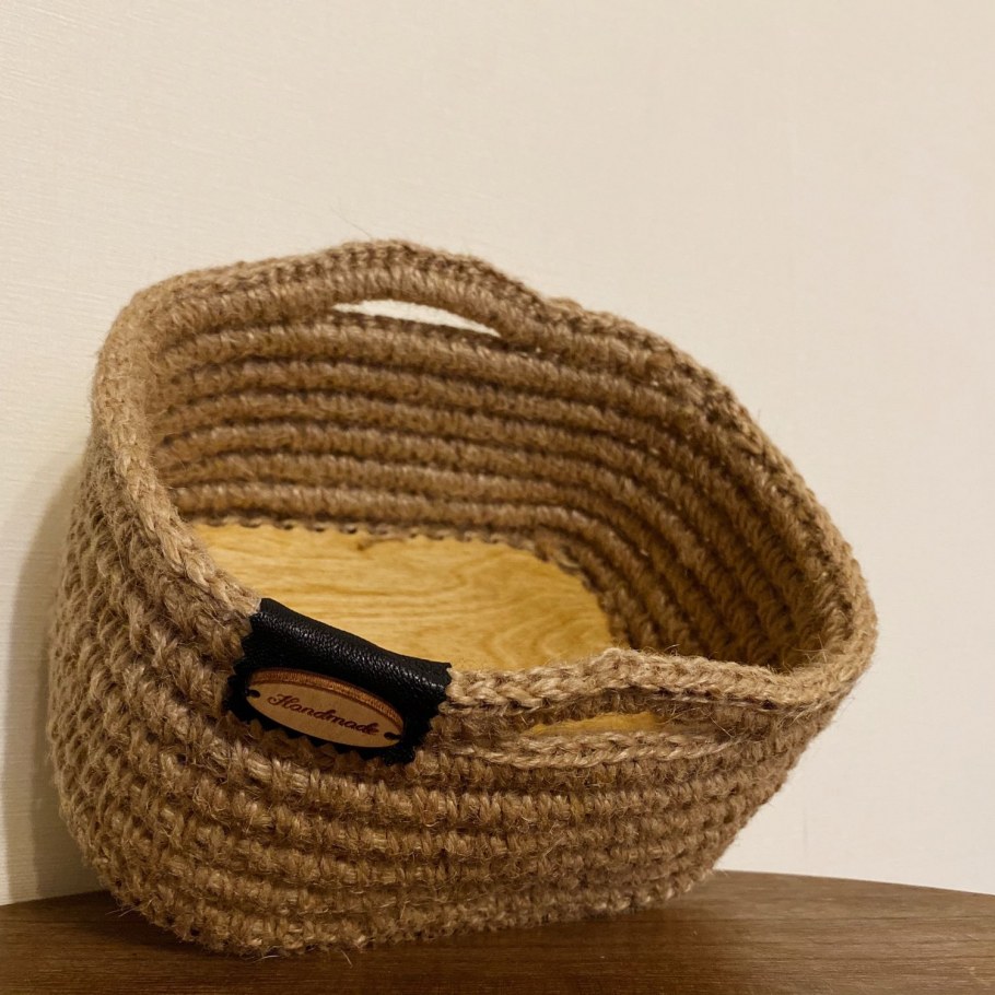 Джутовые корзинки в интерьере