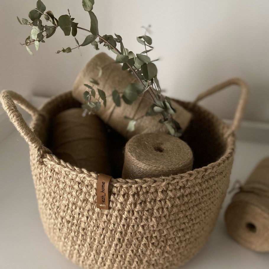 Джутовая корзинка Zara