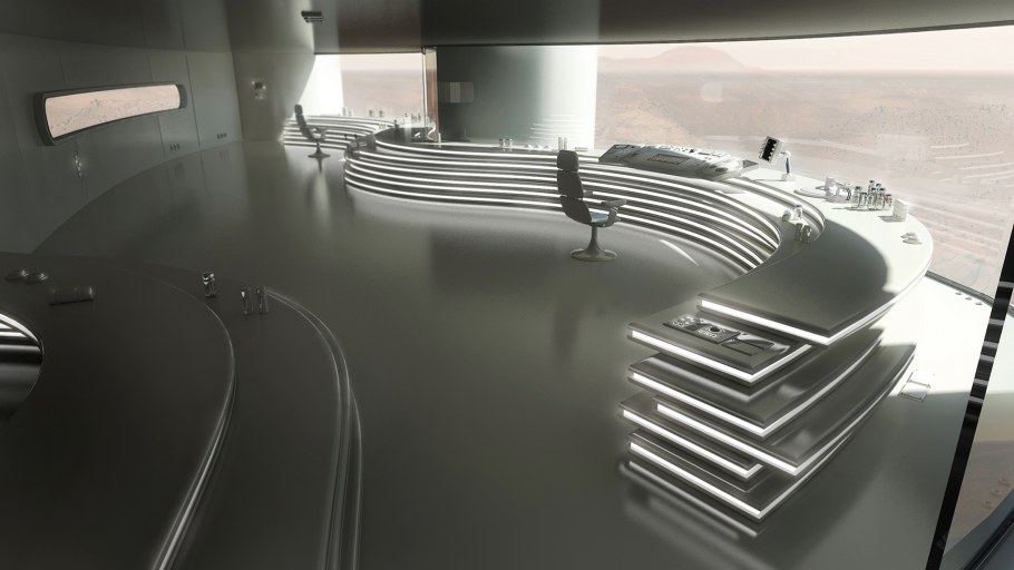 Футуристические интерьеры Тарика Кескина