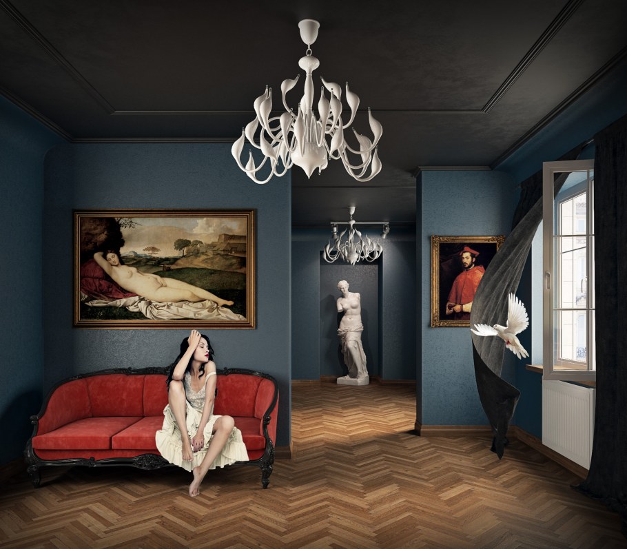 Классическая живопись в интерьере