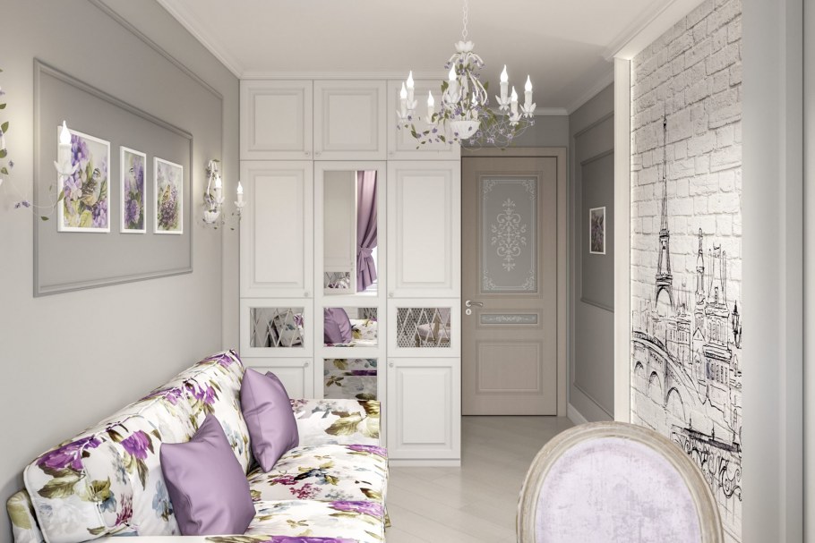 Интерьер хрущевки в детской в стиле Прованс