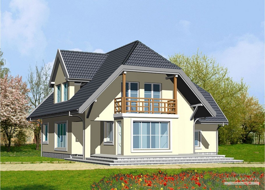 Проекты мансардных домов