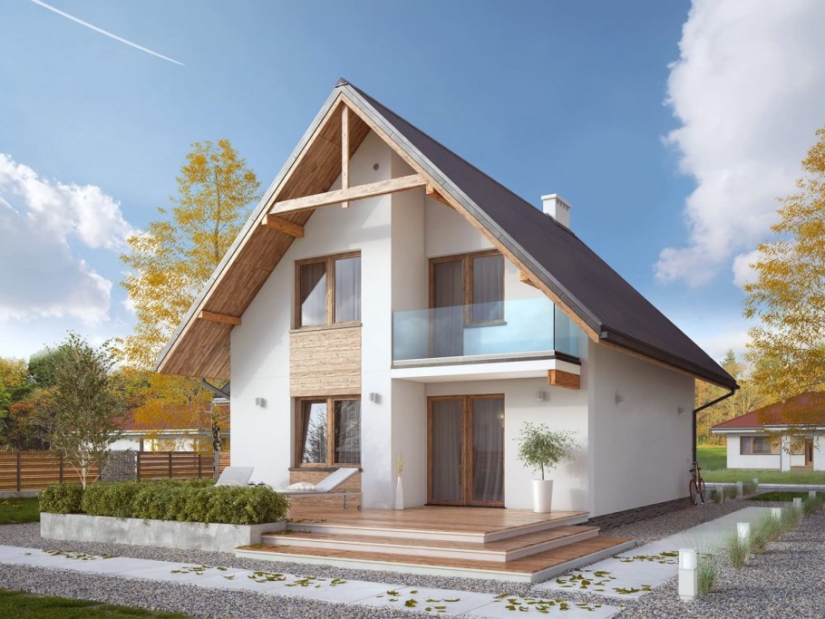 Проекты мансардных домов