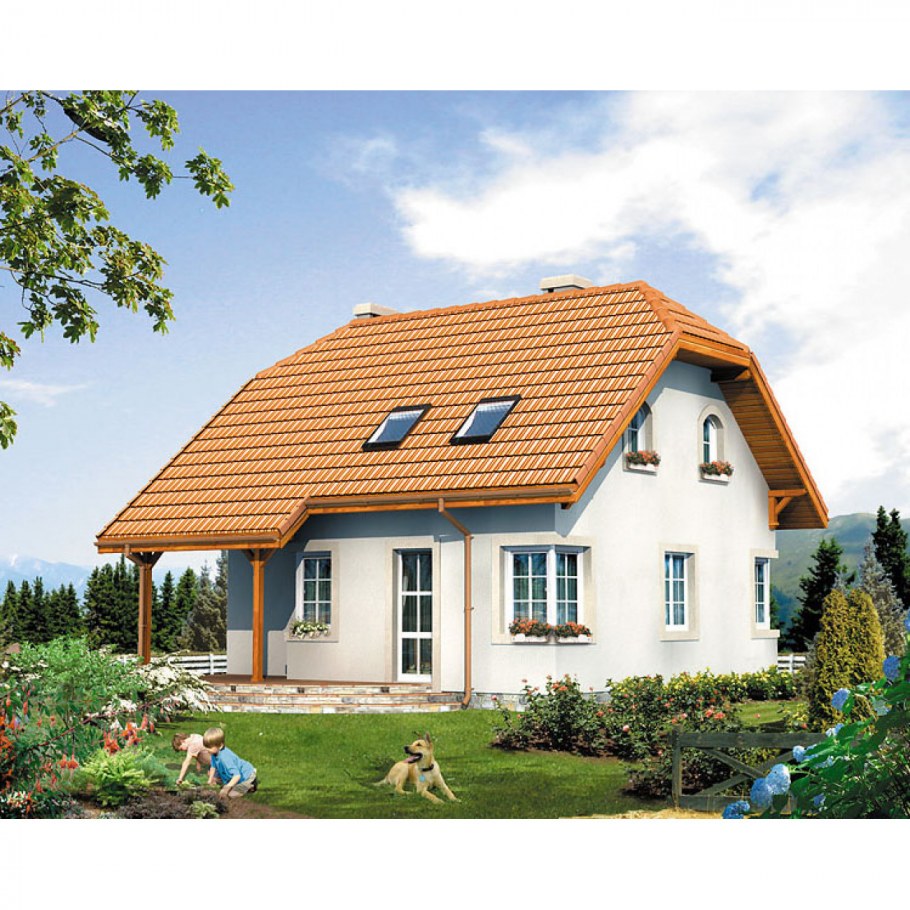 Мансардная полувальмовая