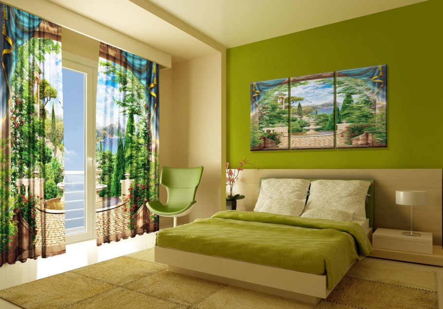 Спальня в китайском стиле