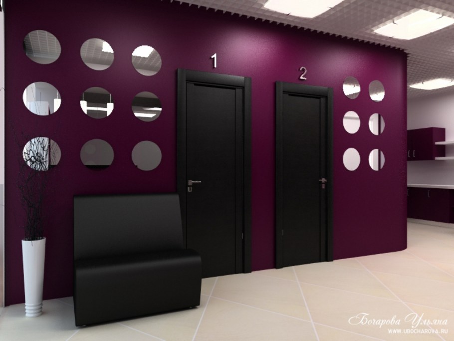 Интерьер холла в салоне красоты