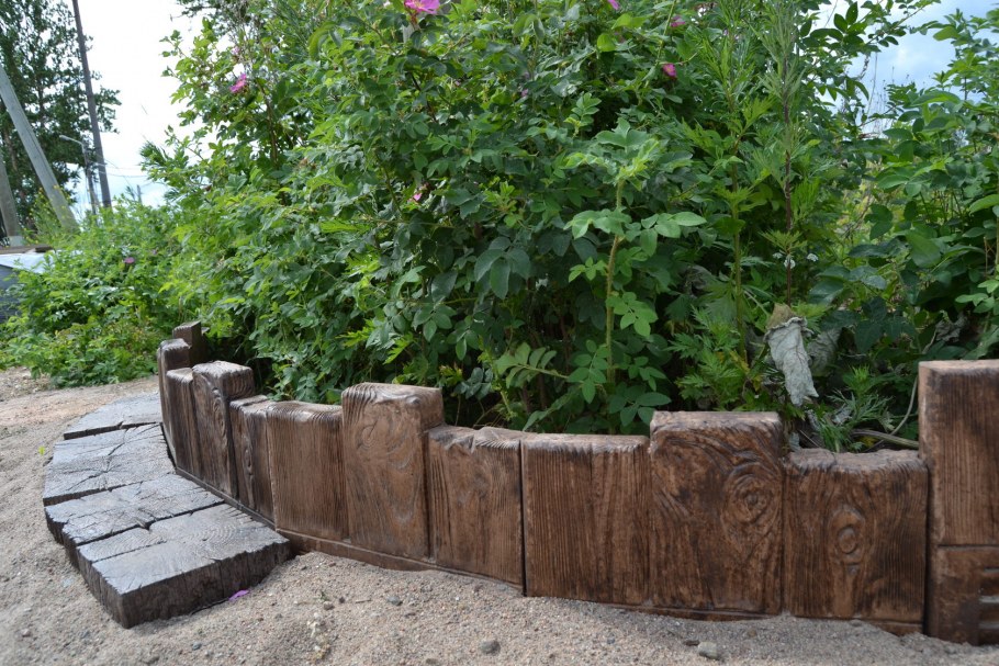 Вазон бетонный плато