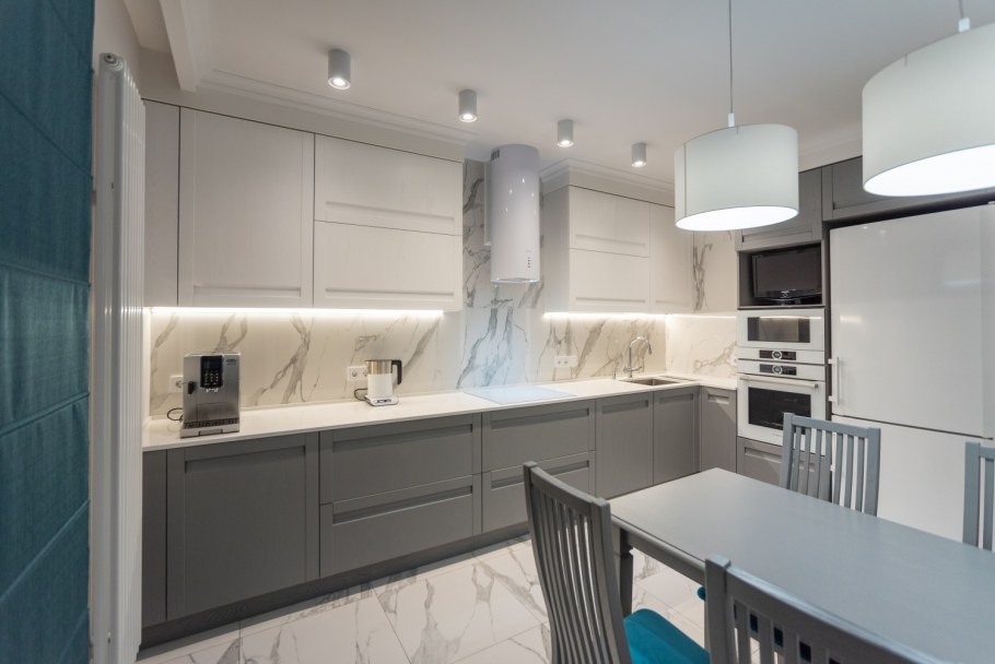 Кухни в стиле Минимализм угловые