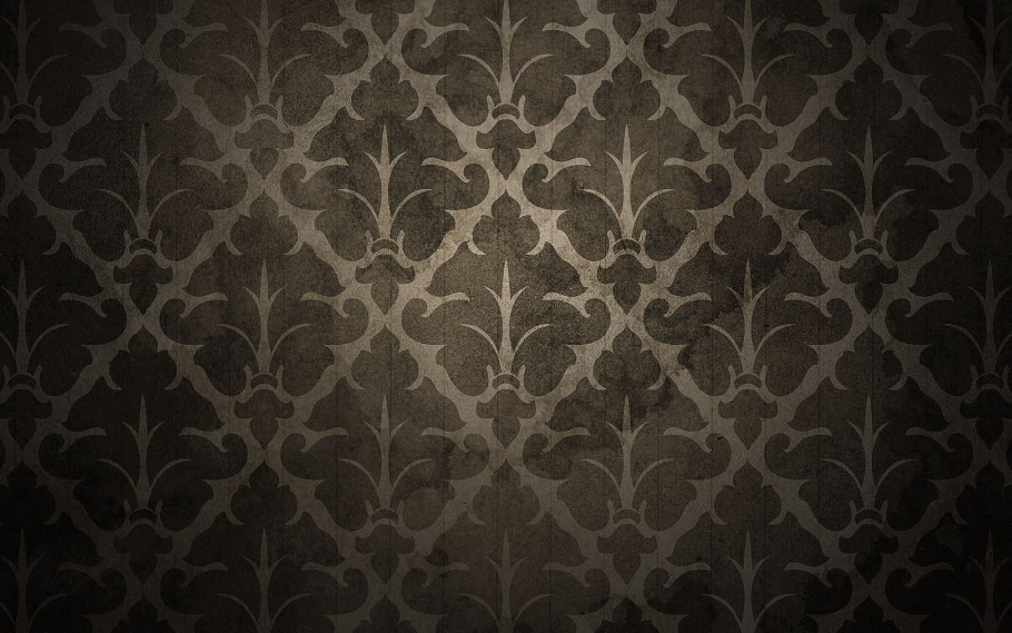 Обои с геометрическим рисунком в спальне