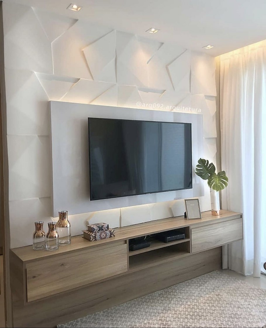 Гостиная зона телевизора