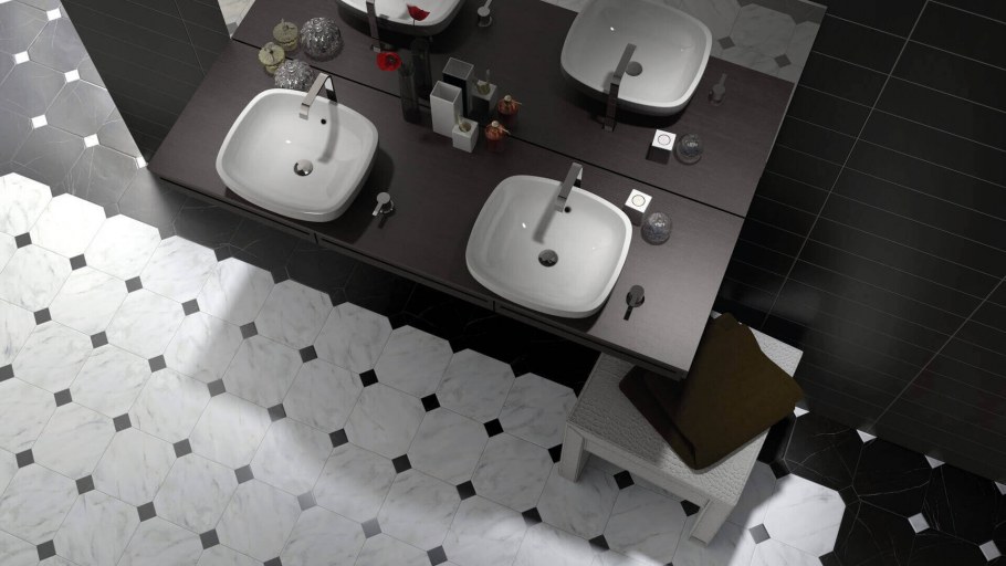 Equipe Octagon marmol Blanco 20х20