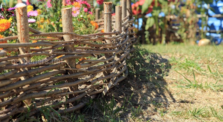 Плетеный забор