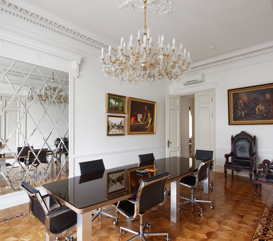 Офис в стиле современная классика