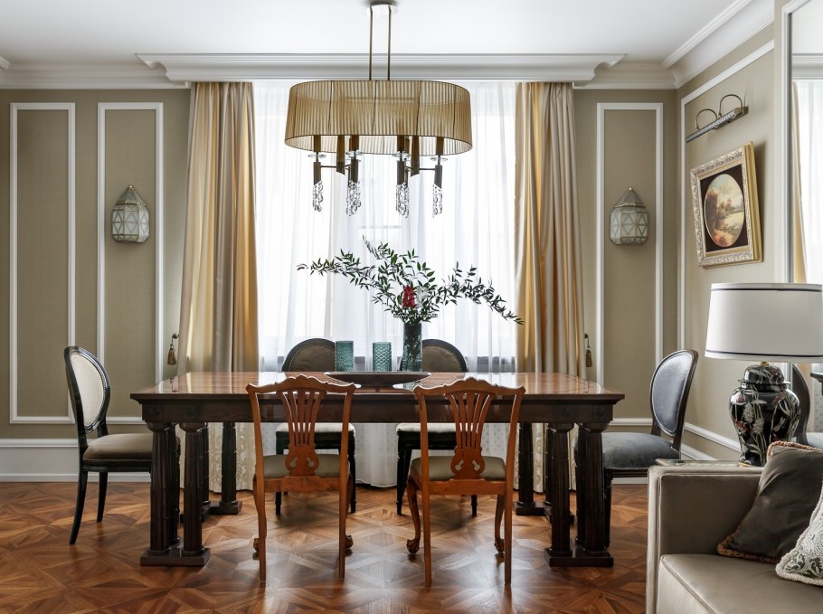 Гостиная американская Неоклассика