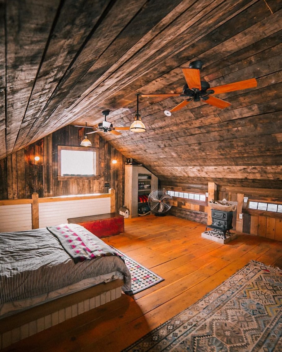 Чердак в стиле лофт