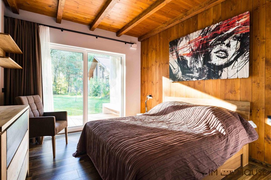 Деревянный дом в стиле лофт