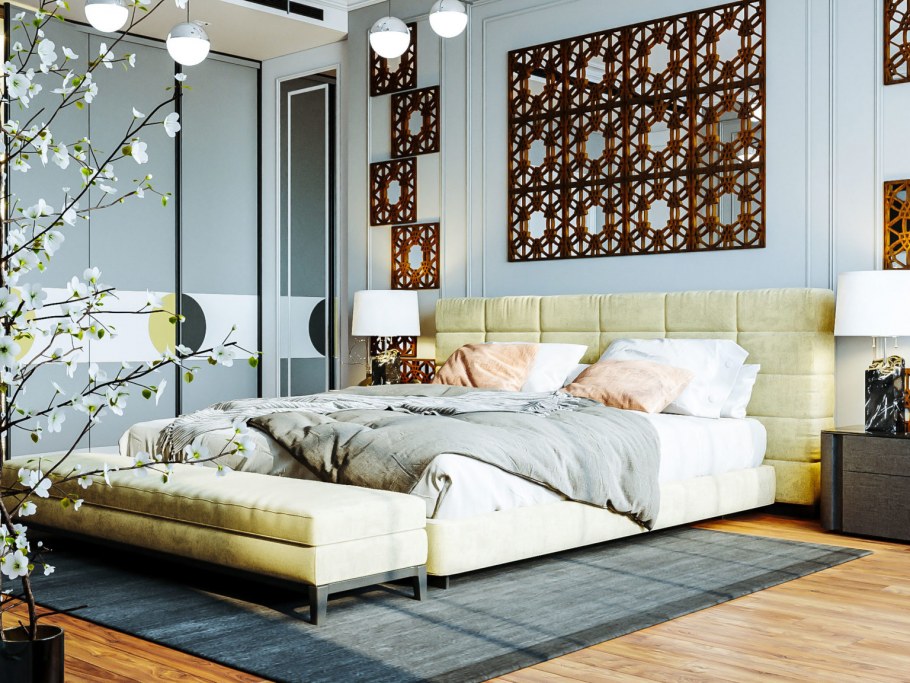 Зеркальная 3d панель Cereal