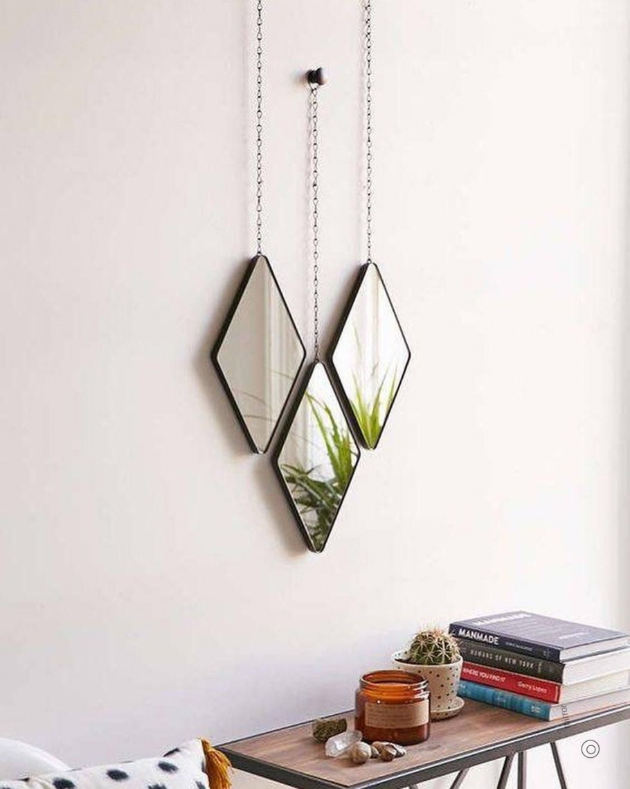 Зеркальная стена в интерьере