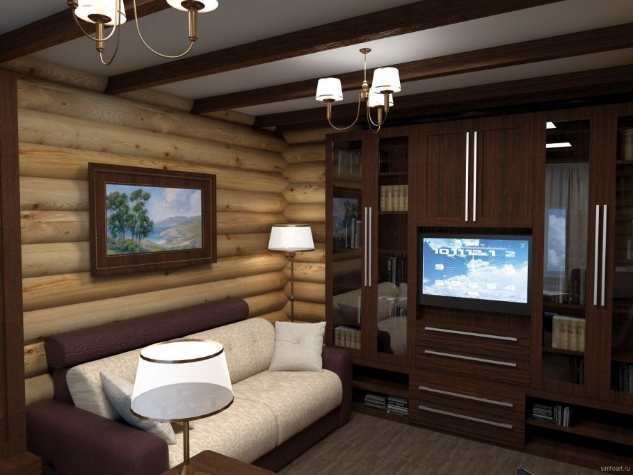 Интерьер комнаты отдыха в доме