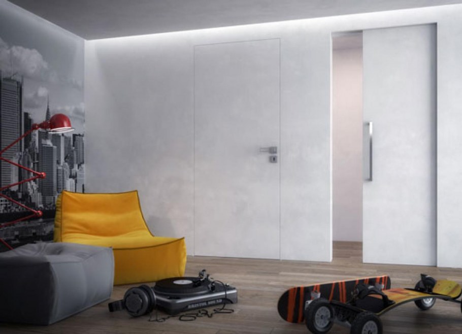 Скрытая раздвижная дверь