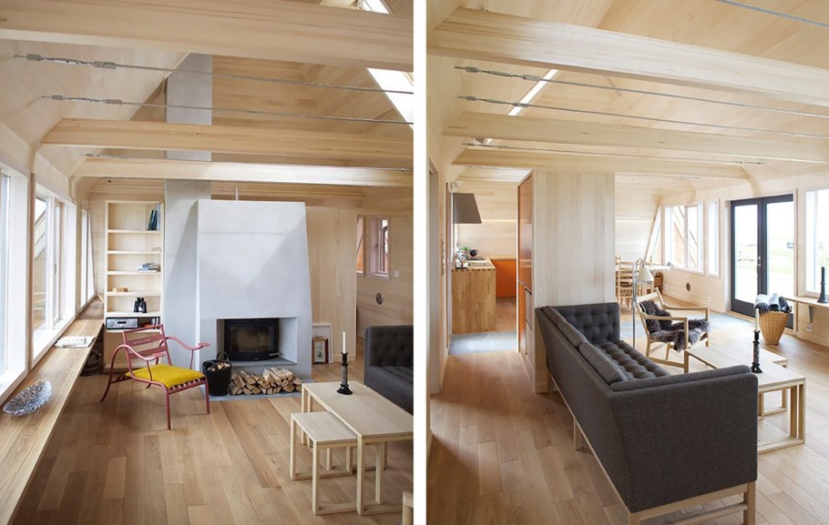 Норвежские домики внутри